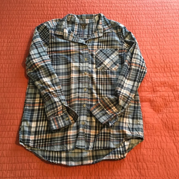 Eddie Bauer Stine’s Favorite Flannel Shirt - large - Picture 2 of 7